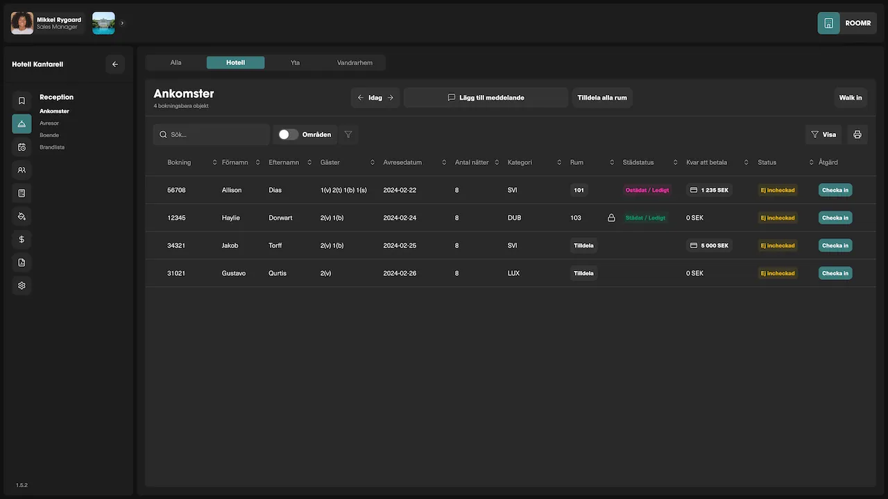 screenshot of Modular Visit
